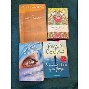 Paulo Coelho 4 Book Bundle Spanish El Alquimista Amor Las Valkirias Etc